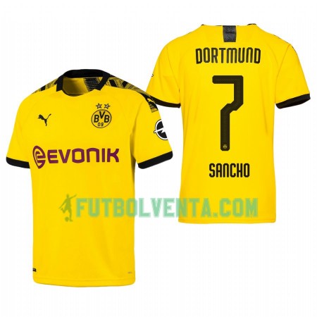 Camiseta de fútbol Borussia Dortmund Jadon Sancho 7 1ª equipación 2019/2020 Camiseta de fútbol Borussia Dortmund Jadon Sancho 7 1ª equipación 2019/2020